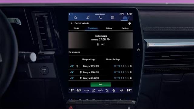 Opladen en comfort programmeren met uw elektrische voertuig